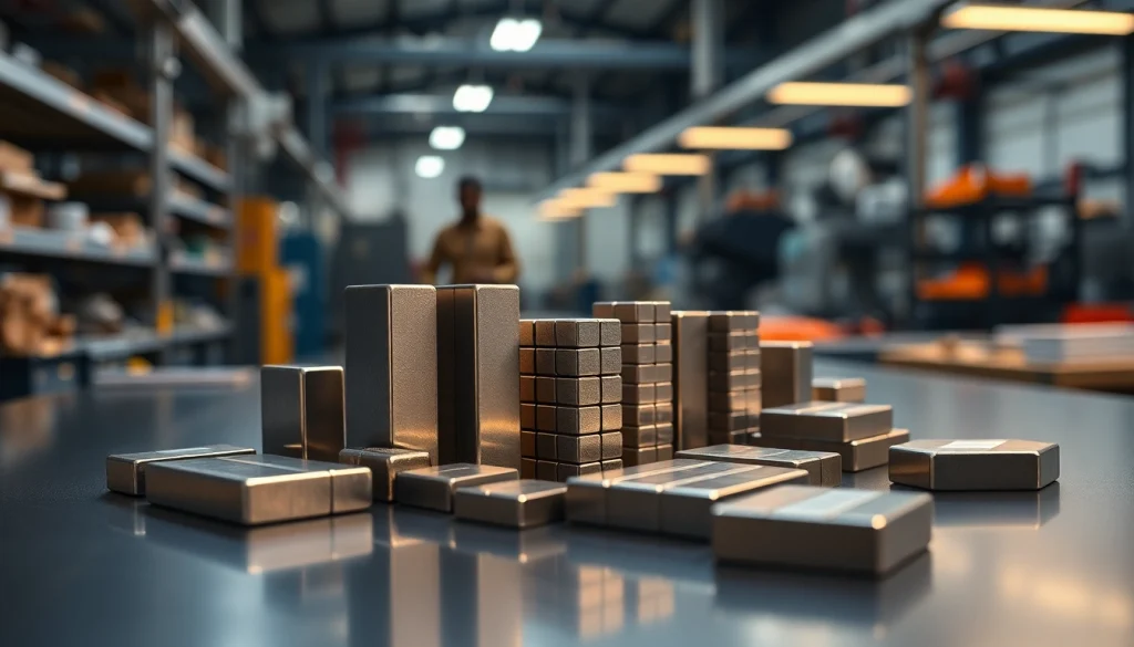 Showcasing Alnico magnets manufacturer in china with precision craftsmanship in an industrial workshop setting.