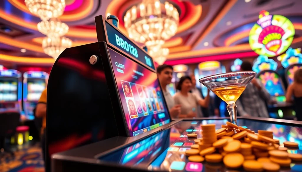 Menangkan jackpot di bro138 slot dengan mesin slot yang penuh warna dan atmosfer kasino yang energik.