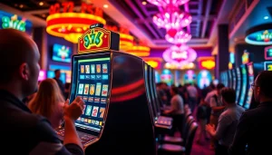 Pemain bersemangat menikmati permainan virus4d slot di mesin slot modern.