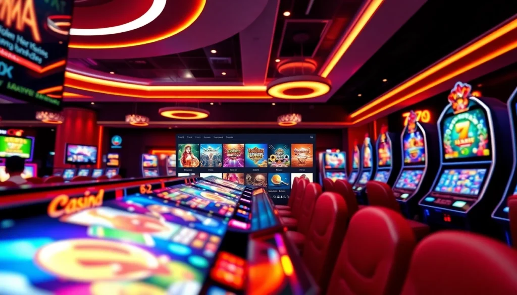 Engaging view of https://whycazino.com highlighting vibrant online casino games.
