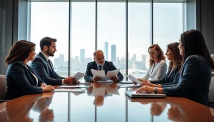 Understanding legal procedures at https://www.ihavealawsuit.com with professionals collaborating in a modern office.