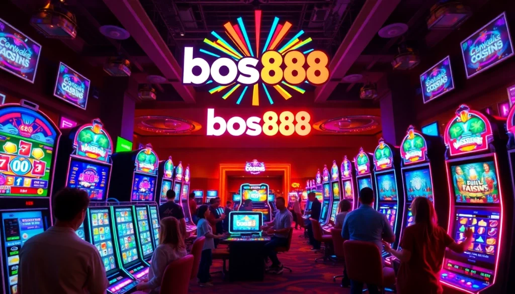 Rasakan keseruan bermain di bos88 dengan slot machines dan pemain yang antusias.