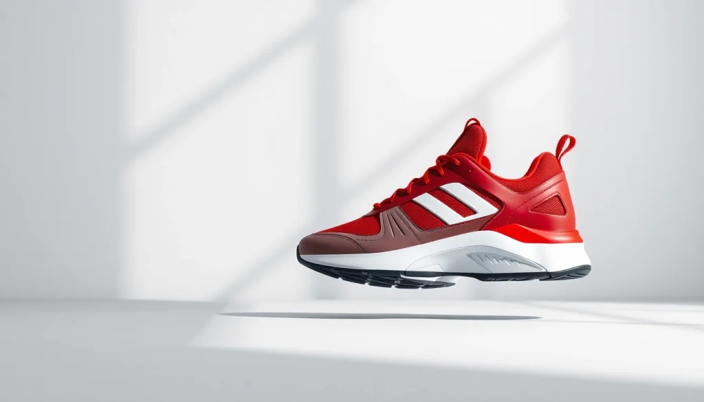 Show MV 88 shoes showcased with modern details in a minimalist setting