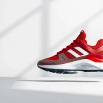 Show MV 88 shoes showcased with modern details in a minimalist setting