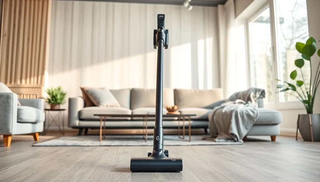 Using the best cordless vacuum efficiently in a modern living room for quick cleanups.