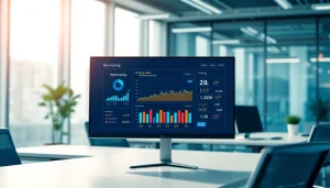 Analyze performance metrics with https://benchbot.ai through a high-tech digital interface.