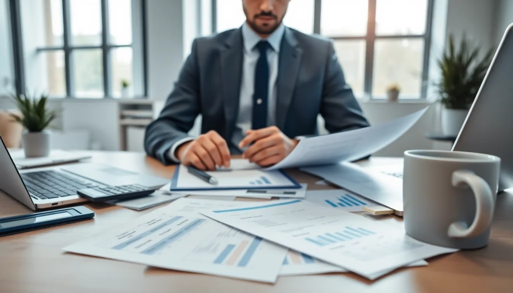 Enhance your understanding of small business accounting and bookkeeping through a well-organized office scene.