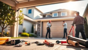Efficient garage door replacement in Vancouver Wa by professional team showcases quality installation.
