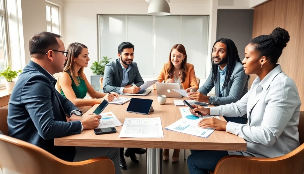 신용카드 현금화 방법에 대해 아는 전문가들과 대화하는 장면