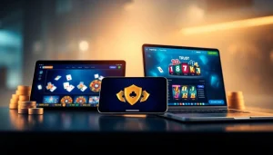 Online gaming interface showcasing https://whycazino.com with vibrant game icons and a focus on user security.