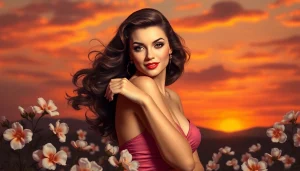 Enchanting art inspired by https://www.esquirevargas.com featuring a vintage Varga Girl.