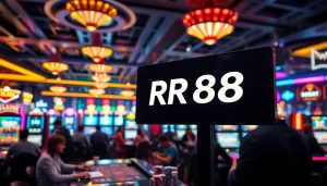 Experience the exciting world of RR88 in a vibrant casino environment.