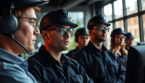 Engaged security personnel monitoring systems for efficient Security Services Fredericksburg.