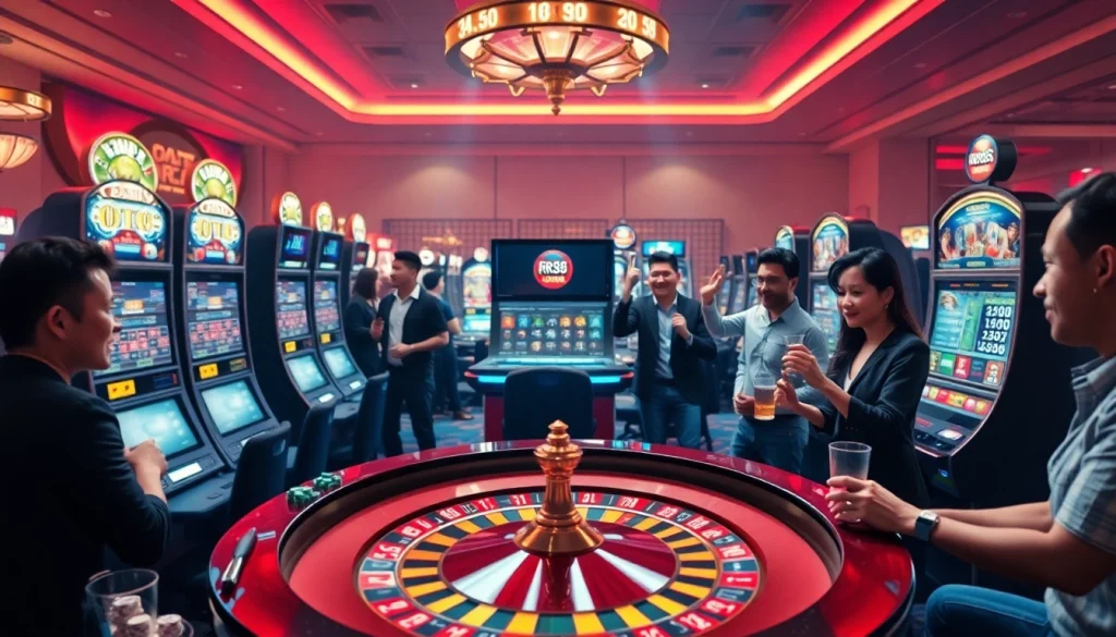 Experience the thrill of rr88.com with modern gaming and vibrant casino elements.