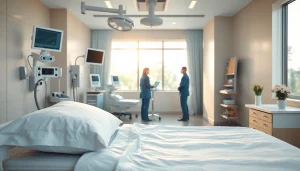 Bezoek de moderne zorgfaciliteiten bij https://tweestedenziekenhuis.nl met een lichte, uitnodigende verpleegruimte.