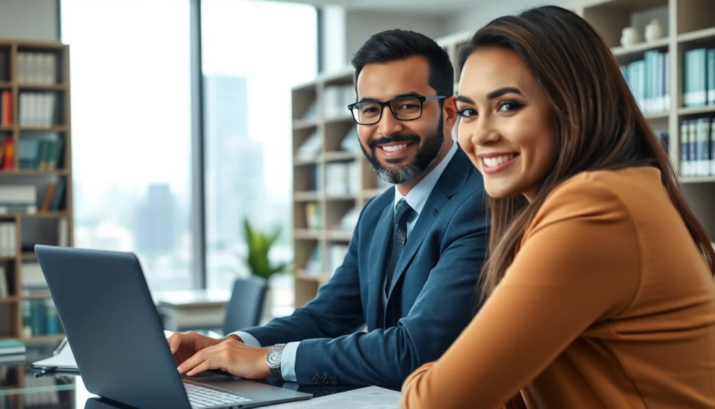 Employment attorney consultation at https://www.lalitlaw.com in a modern office setting.
