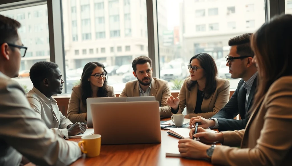 Collaborative news gathering process at https://2urbangirls.com featuring team discussions in a café.