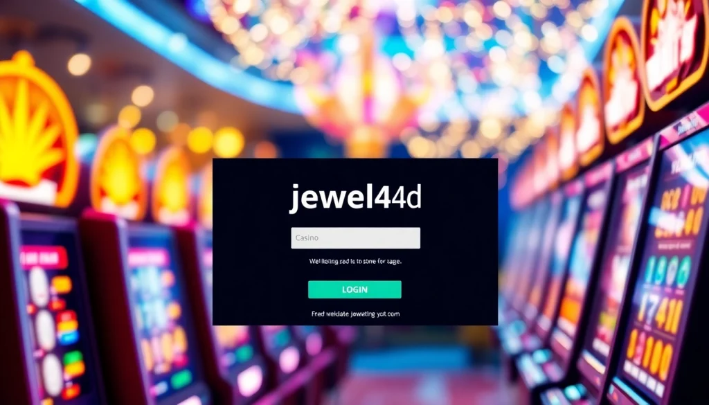 Masuk ke jewel4d login slot dengan antarmuka kasino online yang menarik dan warna-warna cerah.