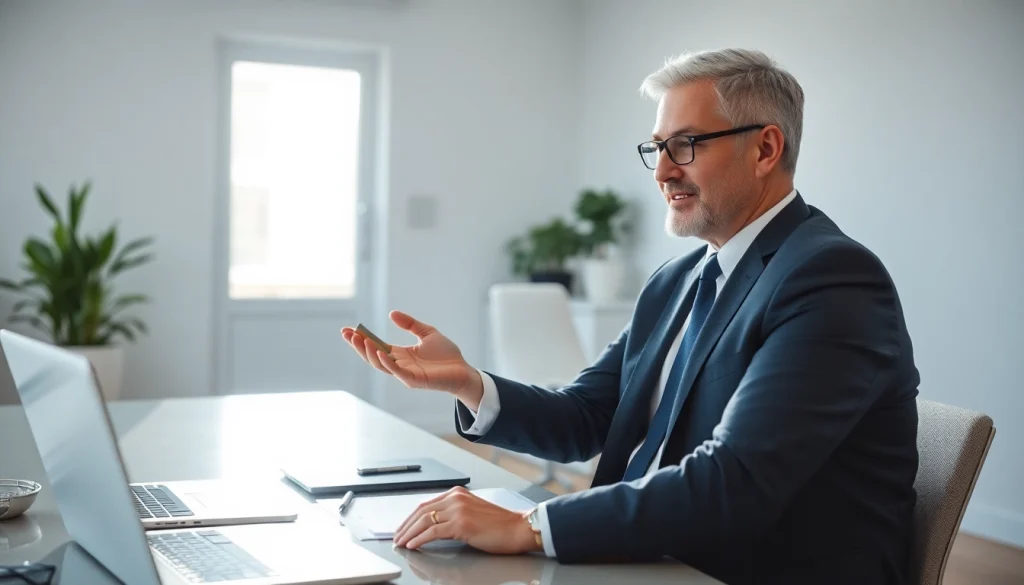 카드 현금화 방법을 설명하는 전문 금융 상담사 이미지