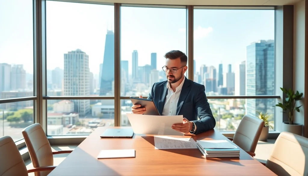 Erleben Sie die Expertise von https://frankfurt-bester-immobilienmakler.de durch kompetente Beratung in modernem Büro.