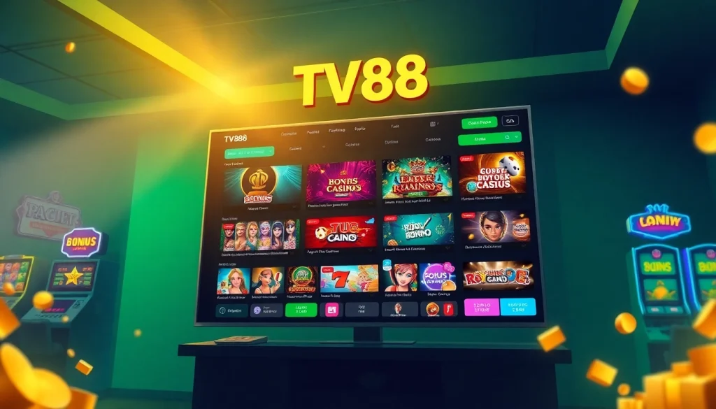 Experience the user-friendly interface of TV88 at https://whycazino.com, showcasing popular games and attractive bonuses.