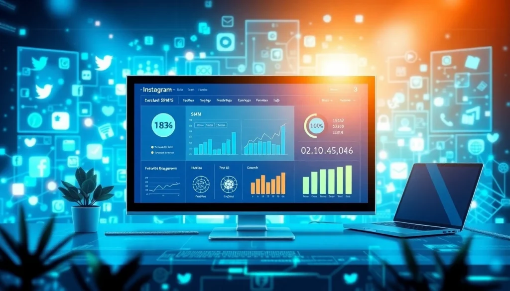 Showcase the benefits of using an Instagram smm panel for social media growth and engagement.