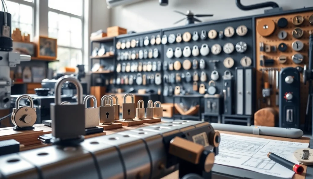 Explore high-security lock designs at https://www.dakenlocks.com in a professional locksmith workshop.