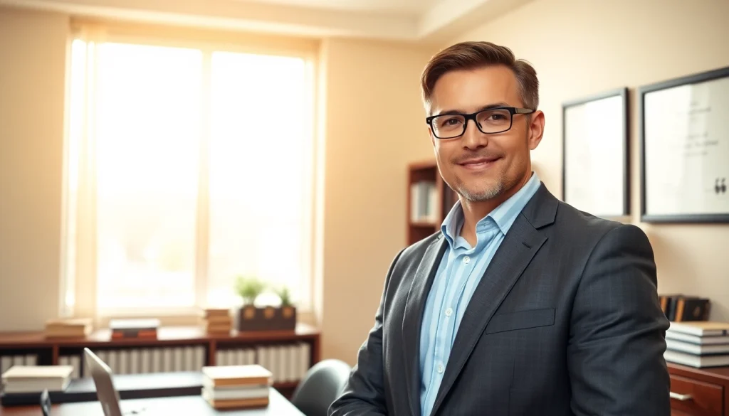 Engaging attorney from https://www.chriseadslegal.com in a professional office setting.