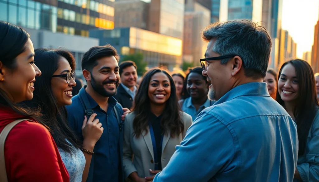 Engage with the blackchronicle in a vibrant urban setting capturing diverse voices.