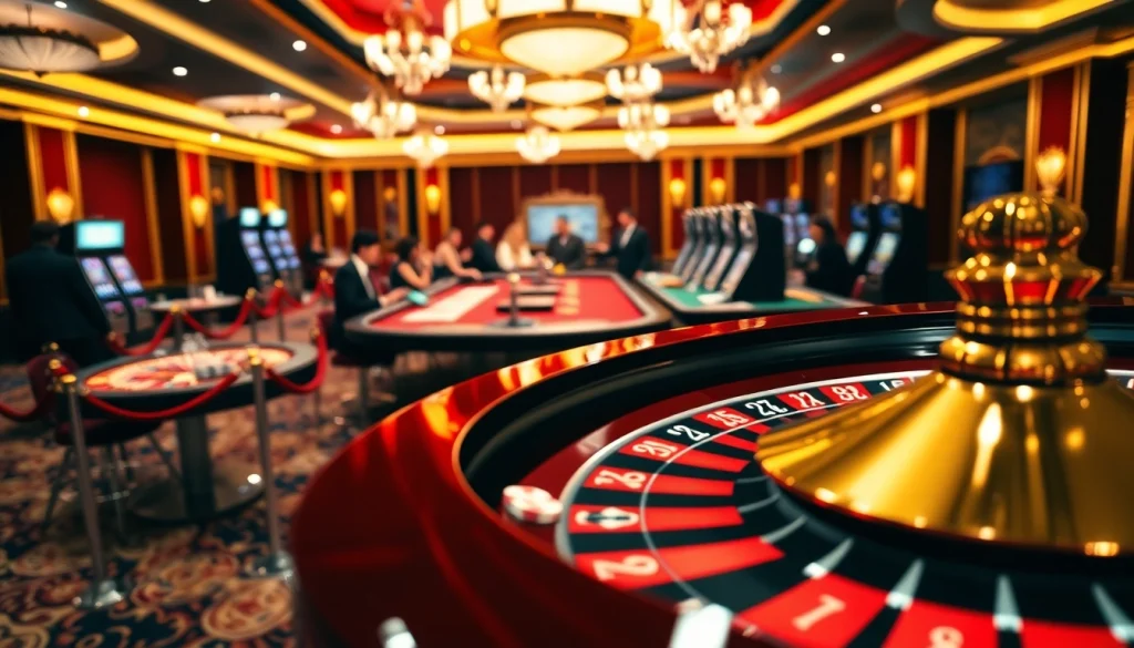 Rasakan keseruan kasinojitu dengan meja permainan yang meriah dan pemain antusias.