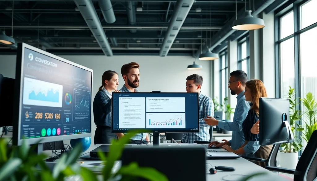 Enhance your AI testing experience with https://www.benchbot.ai in a collaborative office setting.