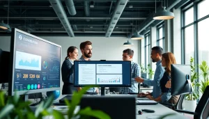 Enhance your AI testing experience with https://www.benchbot.ai in a collaborative office setting.