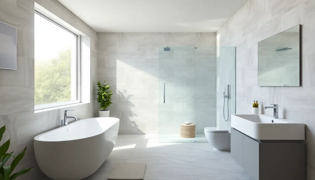 Erleben Sie die hochwertige Badezimmerausstattung von sonni sanitär GmbH in elegantem Design.