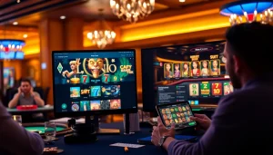 Interactive online gaming experience at https://whycazino.com, showcasing a modern casino interface on desktop and mobile.
