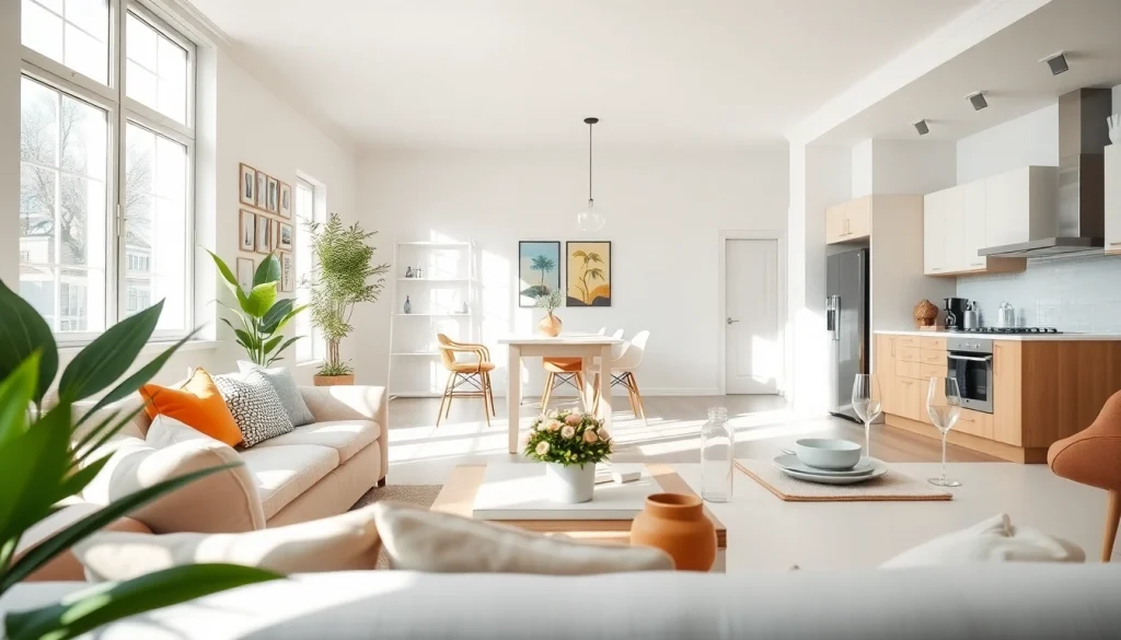 JBO short-term rental showcasing a modern interior and welcoming atmosphere for guests.