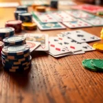 Explore the exciting world of Rummy nabob with vibrant game pieces illuminated by soft lighting.