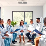 Healthcare professionals at https://www.medexdtc.com providing personalized medical care to patients in a modern clinic.