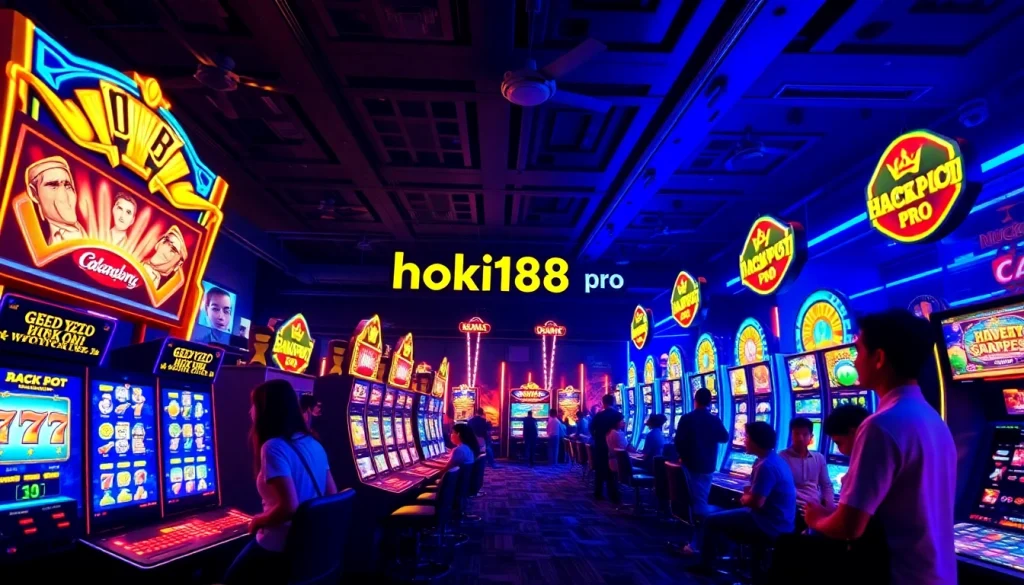 Exciting gameplay scene from hoki138 pro showcasing vibrant slots and engaging players.