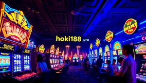 Exciting gameplay scene from hoki138 pro showcasing vibrant slots and engaging players.