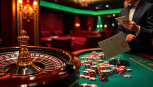 Experience exhilarating gameplay at 3333win with vibrant poker chips and roulette action.