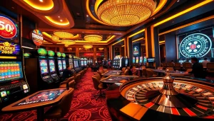 Players enjoying vibrant games at nhà cái 789p, capturing the thrill of the casino atmosphere.