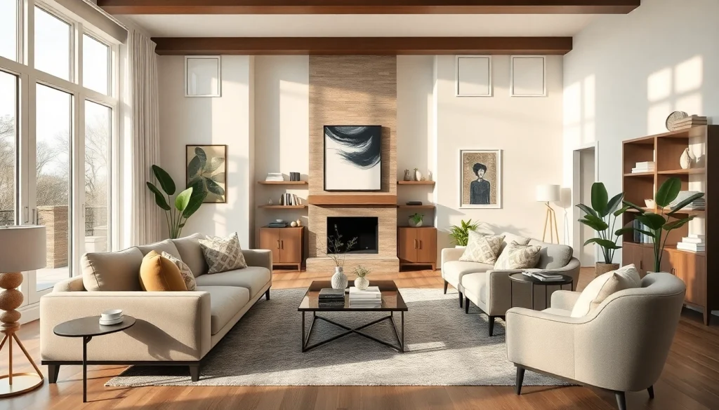 Revamped home renovation showcasing a modern living room with elegant decor and bright ambiance.