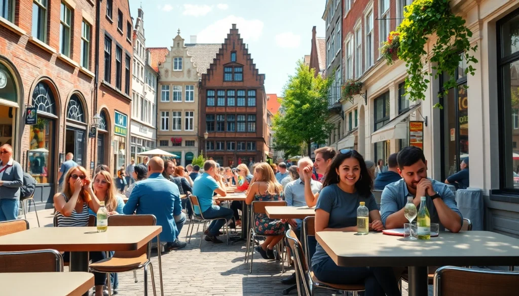 Beleef Utrecht met https://allesinutrecht.nl in een bruisende stadsomgeving met lokale bewoners.