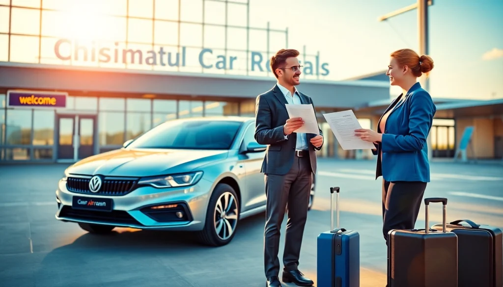 Rent a car in Chisinau with a welcoming service at the airport.