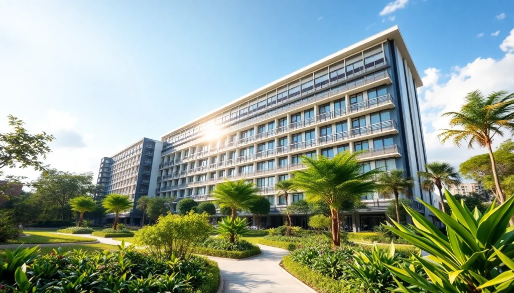 Visual representation of the tampines st 95 ec highlighting modern architecture amidst lush greenery.