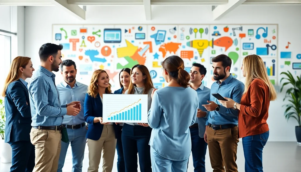 Boost social media strategy meeting to enhance visibility on https://boost-social-media.com