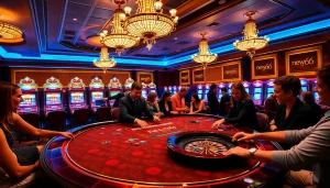 Experience the excitement of new66 casino games with vibrant tables and professional dealers.