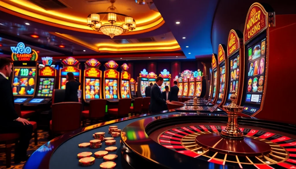 Experience the excitement of Slot Online with vibrant reels and casino atmosphere.