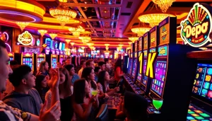 Raih kemenangan dengan slot depo 1k di kasino yang berkilauan dan ceria.