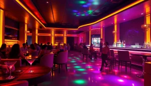 Experience the nightlife magic at Club sxm, featuring luxury seating and captivating performances.